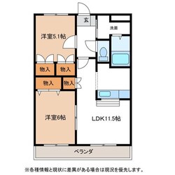 さくらはうす川辺の物件間取画像